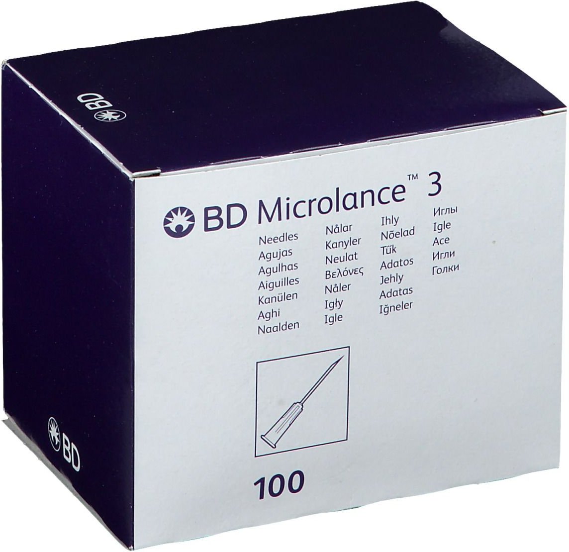 BD Microlance Kanüle 22 G 1 1/4 0,7x30 mm 100 St