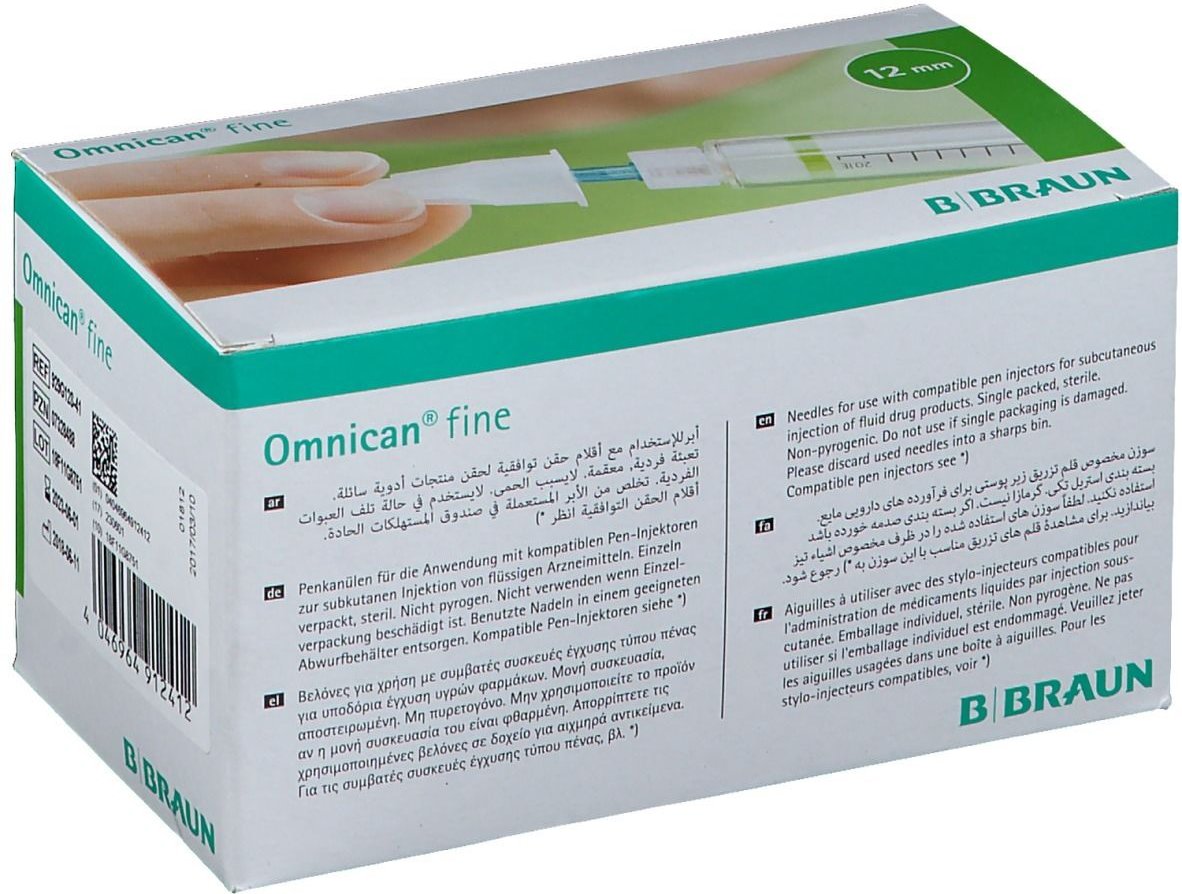 Thumbnail - Omnican fine Pen Kanüle 29 G 0,33x12 mm 100 St