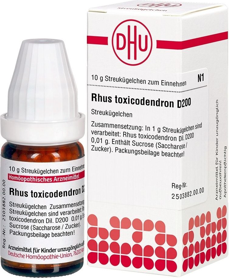 Rhus Toxicodendron D 200 Globuli 10 g