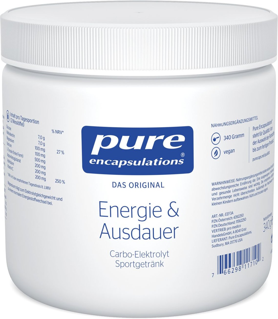 Thumbnail - Pure Encapsulations Energie & Ausdauer Pulver
