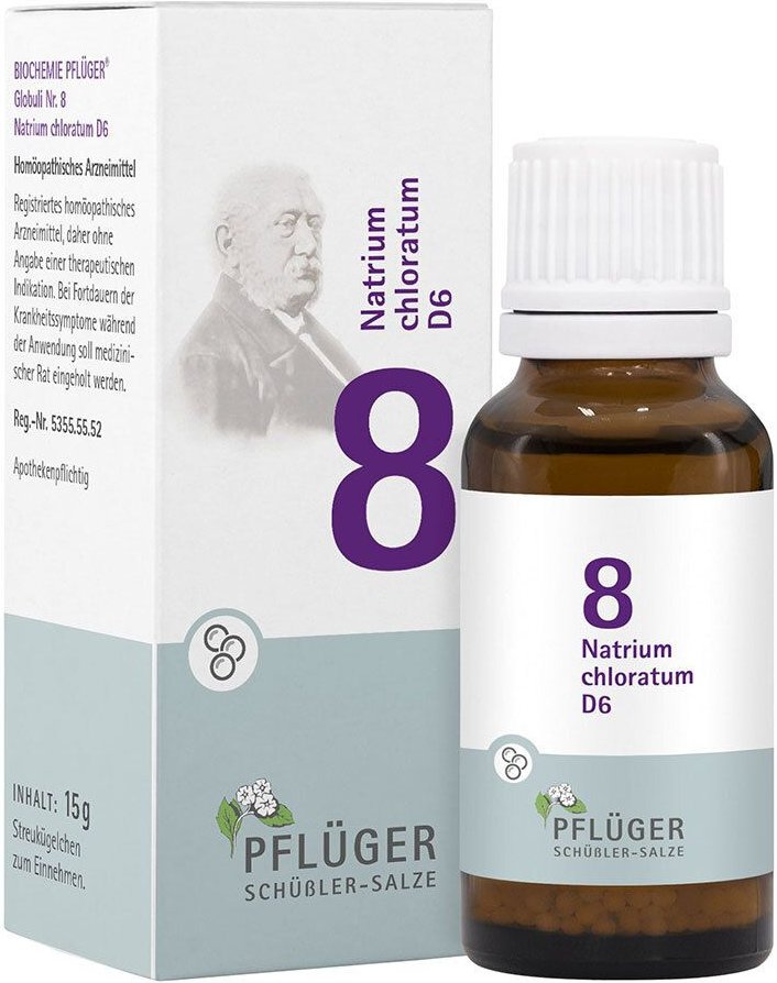 Thumbnail - Biochemie Pflüger 8 Natrium chloratum D 6 Globuli 15 g