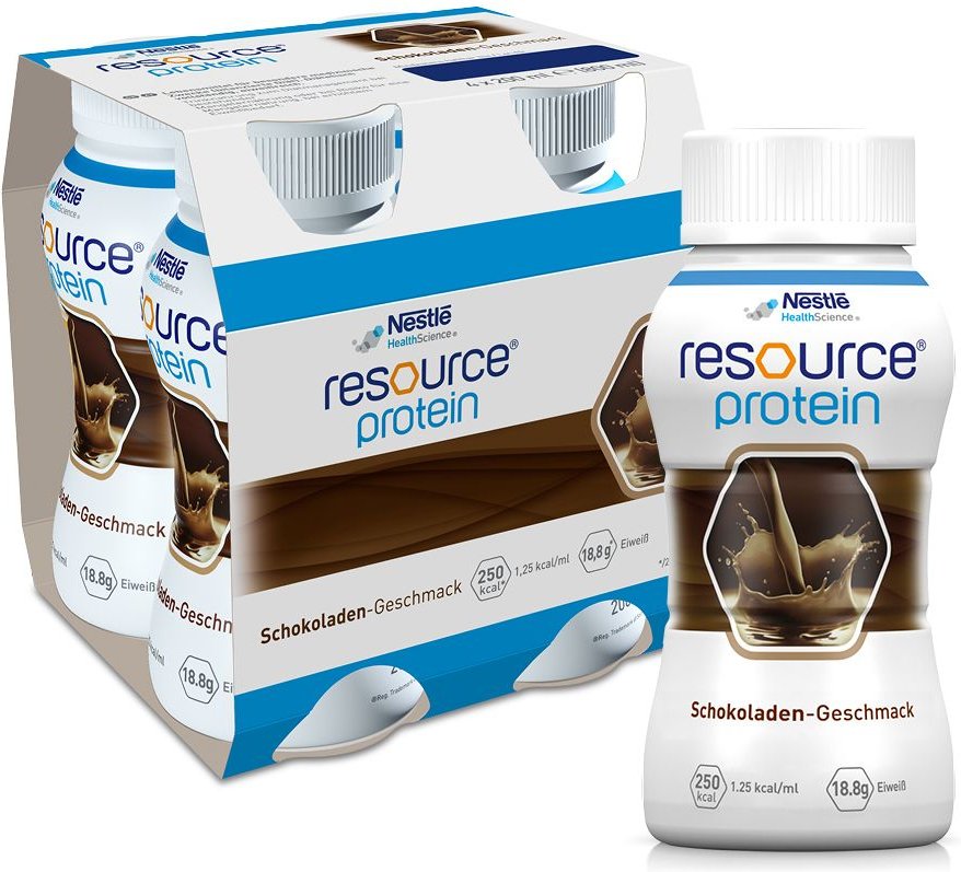 Resource Protein Schokolade neue Rezeptur flüss. 4x200 ml Flüssigkeit