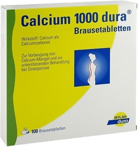 Calcium 1000 dura Brausetabletten 100 St