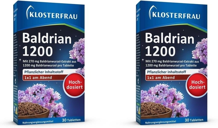 Klosterfrau Baldrian 1200 Tabletten 2x 2x30 St