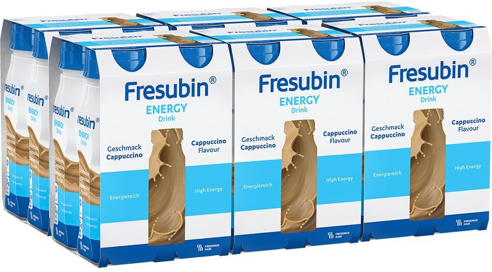 Fresubin Energy Drink Cappuccino Trinkflasche 24x200 ml Lösung