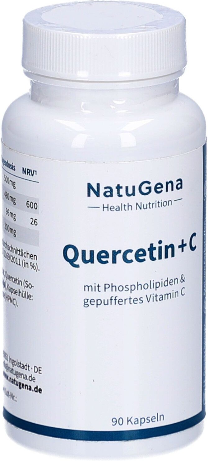 Quercetin+Vitamin C hochdosiert+Magnesium Kapseln 90 St