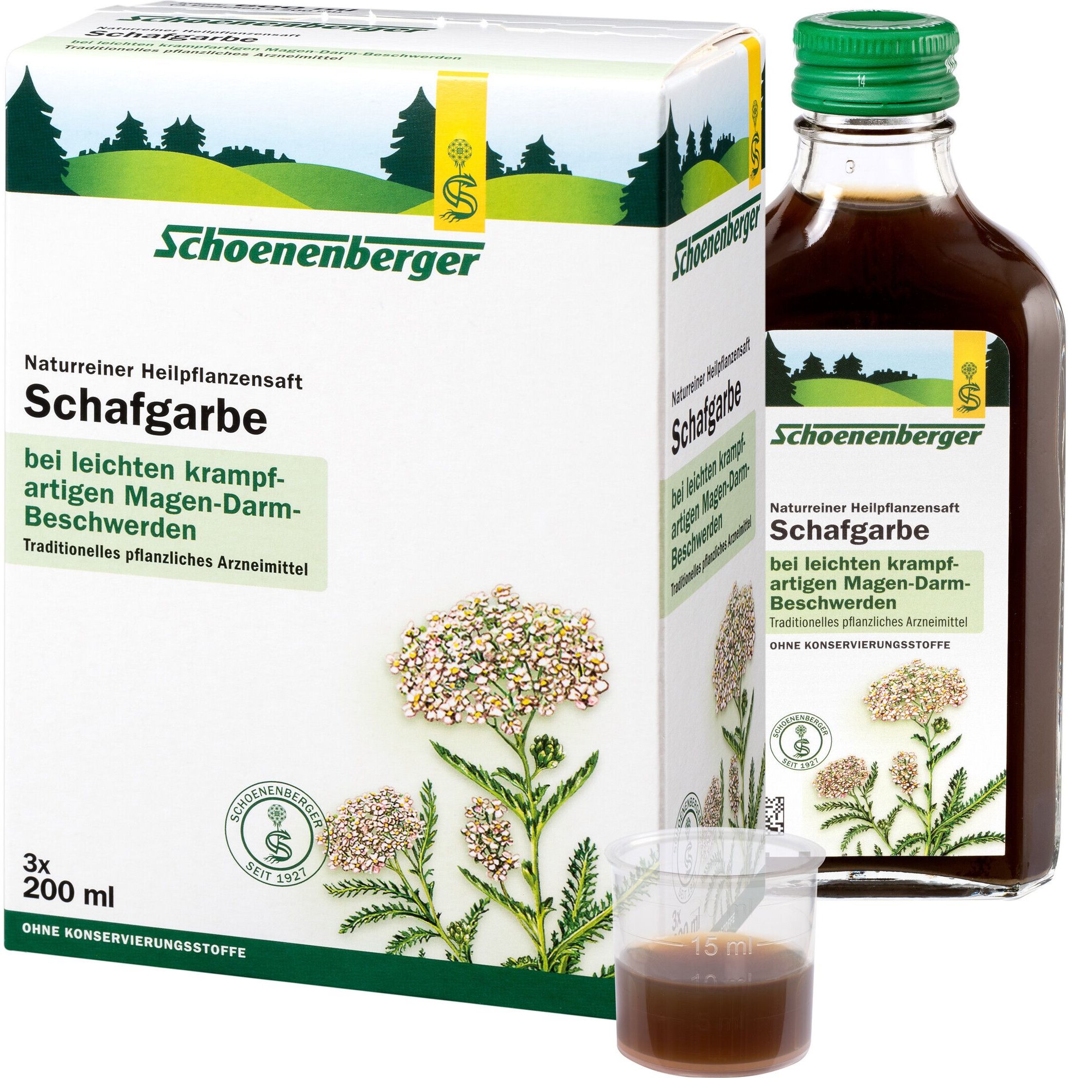 Schafgarbensaft Schoenenberger Heilpfl.Säfte 3x200 ml Saft