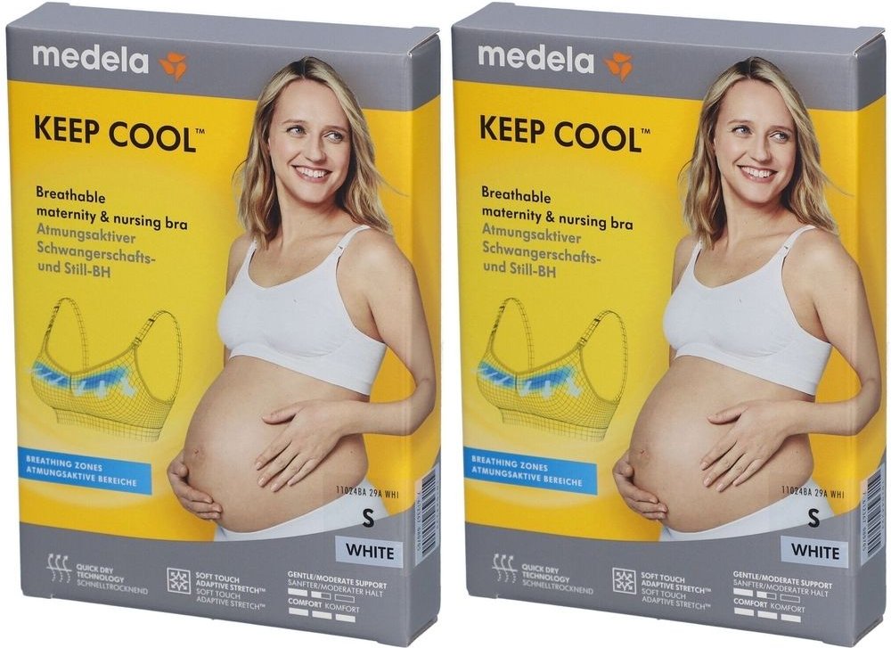 Medela Keep Cool BH S weiß 2x 2x1 St
