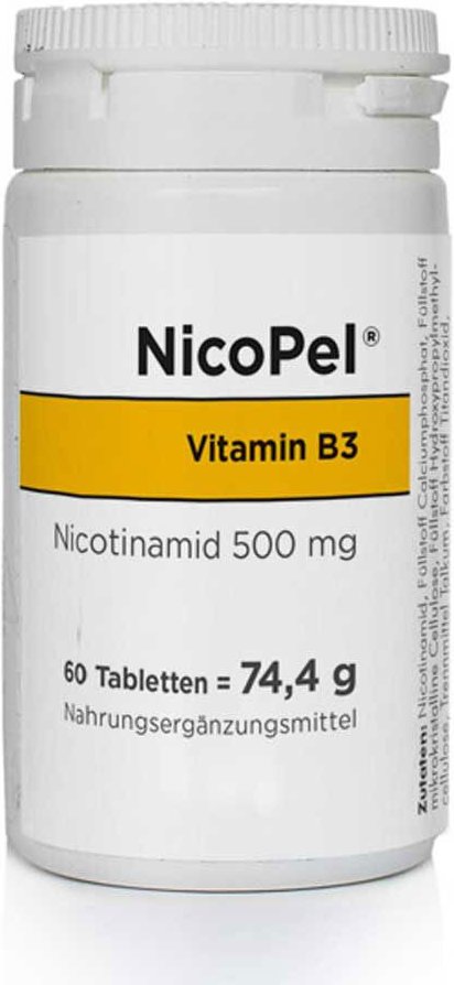 Nicopel Nicotinamid 500 mg Kapseln