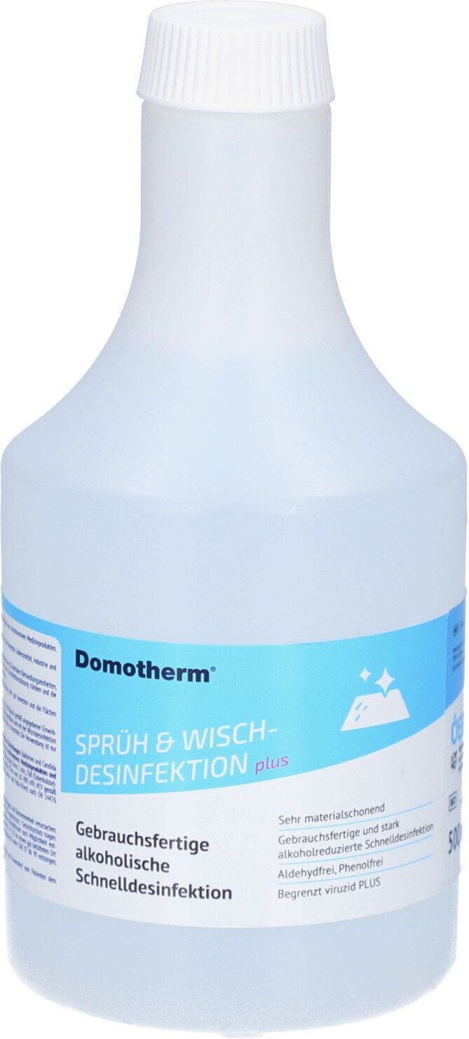 Domotherm Sprüh- & Wischdesinf.plus o.Sprühspender 500 ml Flüssigkeit