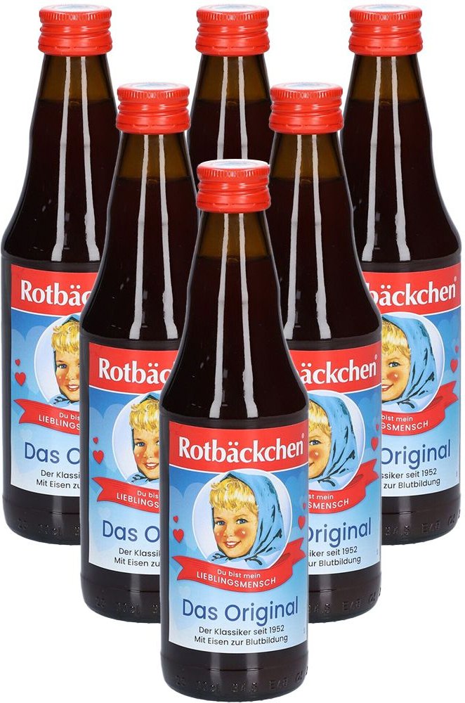 Rotbäckchen Das Original 6er-Pack 6x330 ml Saft