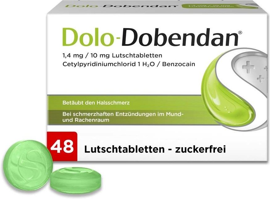 Dolo-Dobendan 1,4 mg / 10 mg Lutschtabletten