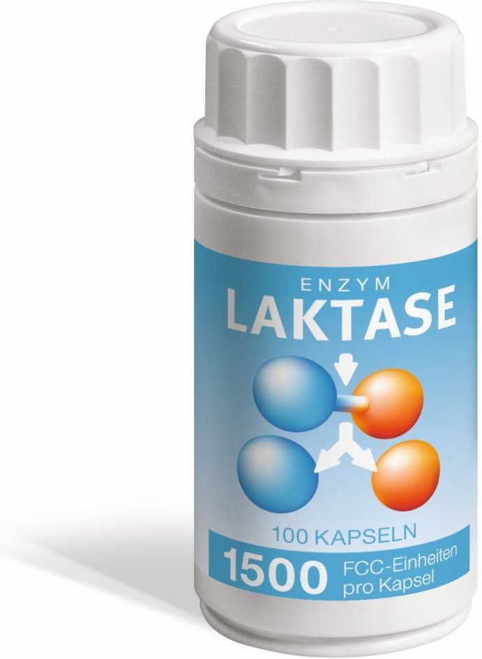 Laktase 1.500 FCC Enzym Kapseln 100 St
