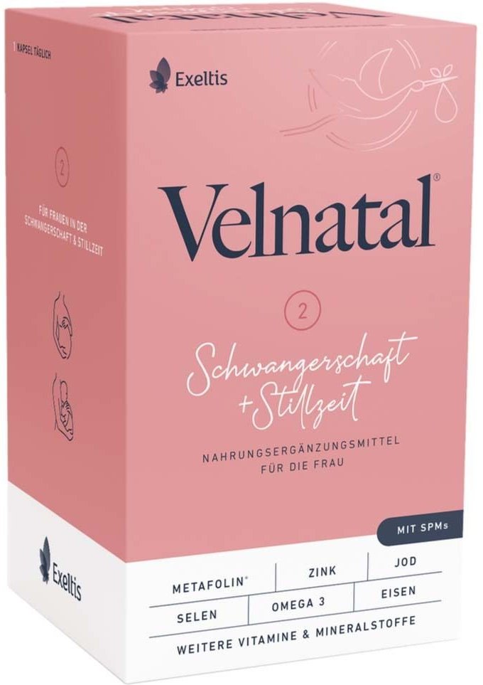 Velnatal Schwangerschaft und Stillzeit Weichkaps. 90 St Weichkapseln