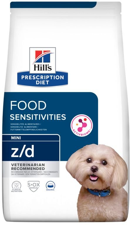Hill's Prescription Diet Canine Food Sensitivities Mini Z/D 1 kg Futter