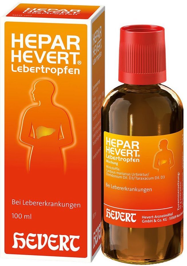 Hepar Hevert Lebertropfen 100 ml Tropfen