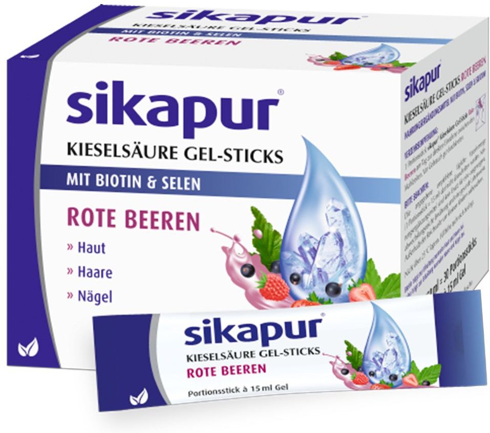 Sikapur Kieselsäure Gel-Sticks rote Beeren 30 St Beutel