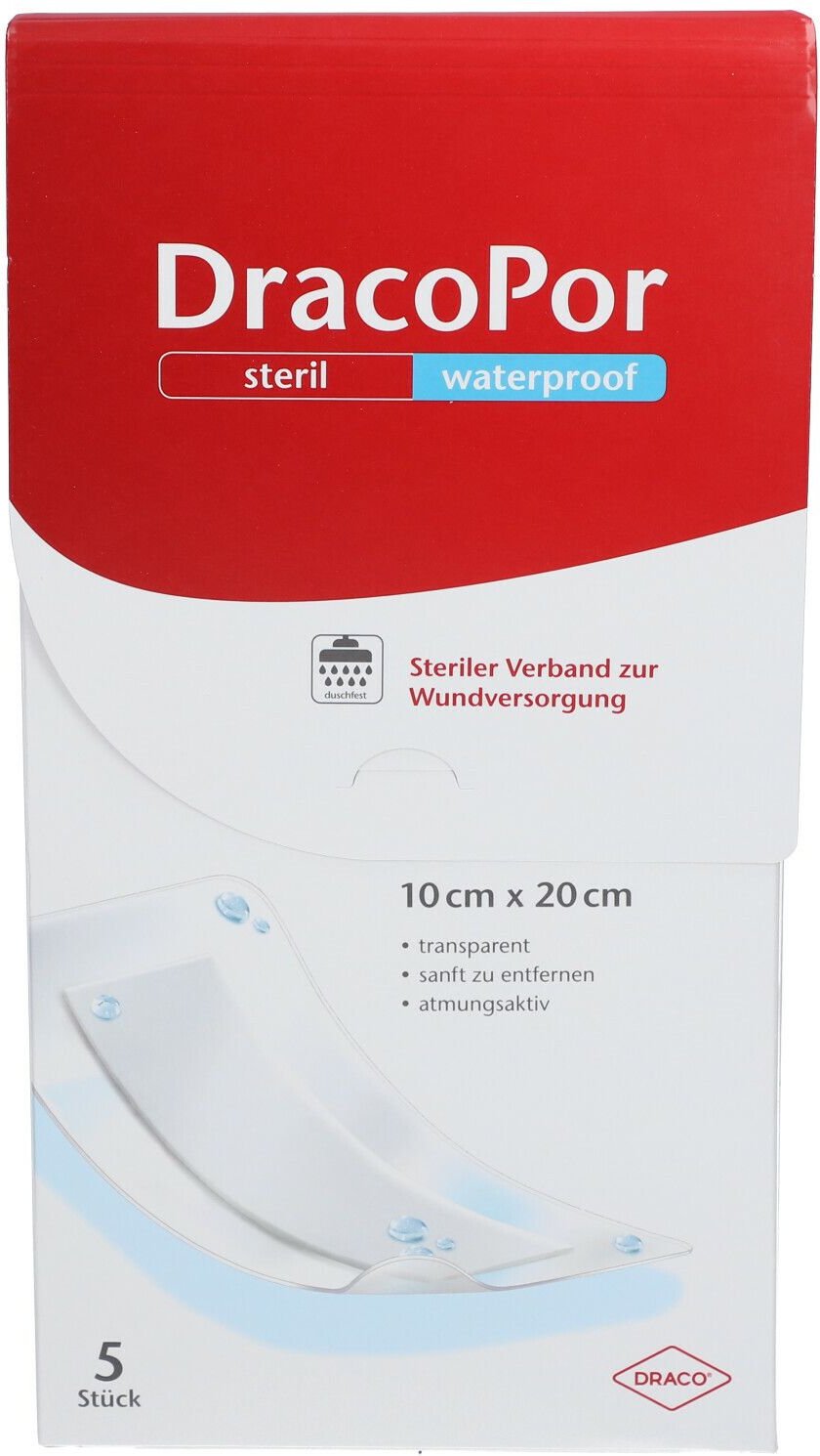 DracoPor waterproof Wundverband 10x20 cm steril