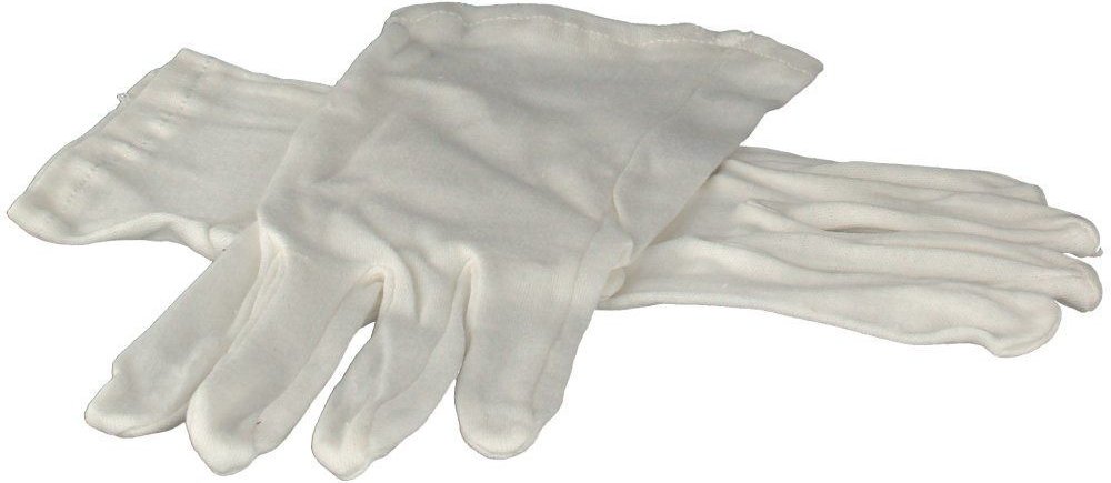 Handsch Zwirn BW WEI Gr14 x5 5x2 St Handschuhe