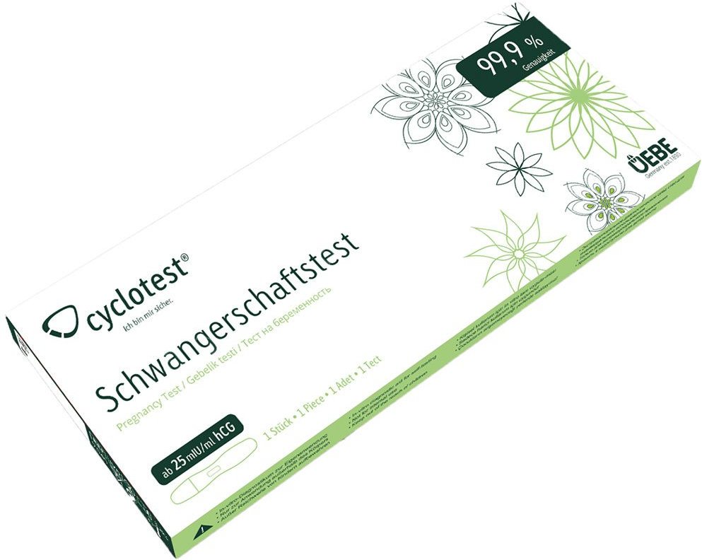Thumbnail - Cyclotest Schwangerschaftstest 25 mlU/ml Urin 1 St Test