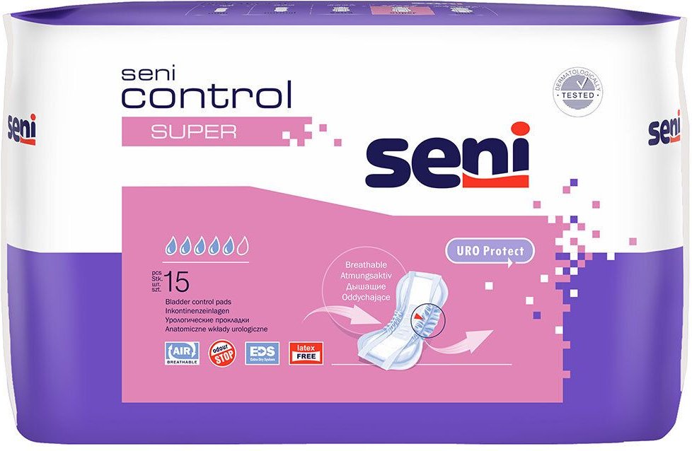 Seni Control Inkontinenzeinlage super 15 St Einlagen
