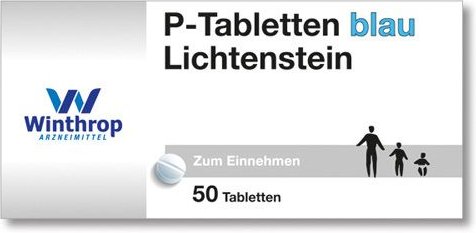 P Tabletten blau 8 mm Teilk. 50 St