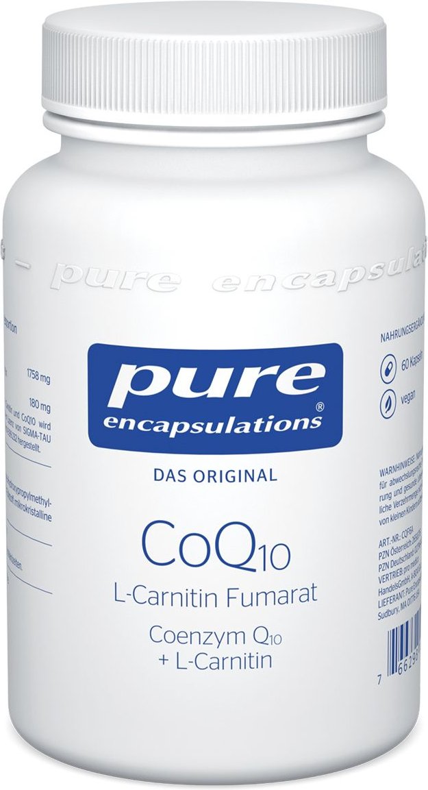 Thumbnail - Pure Encapsulations CoQ10 L Carnitin Fumar.Kps. 60 St Kapseln