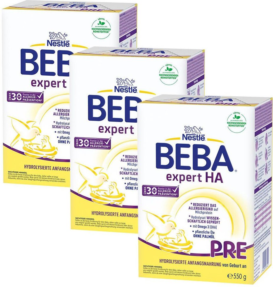 Nestle Beba Expert HA Pre Pulver x3 3x550 g