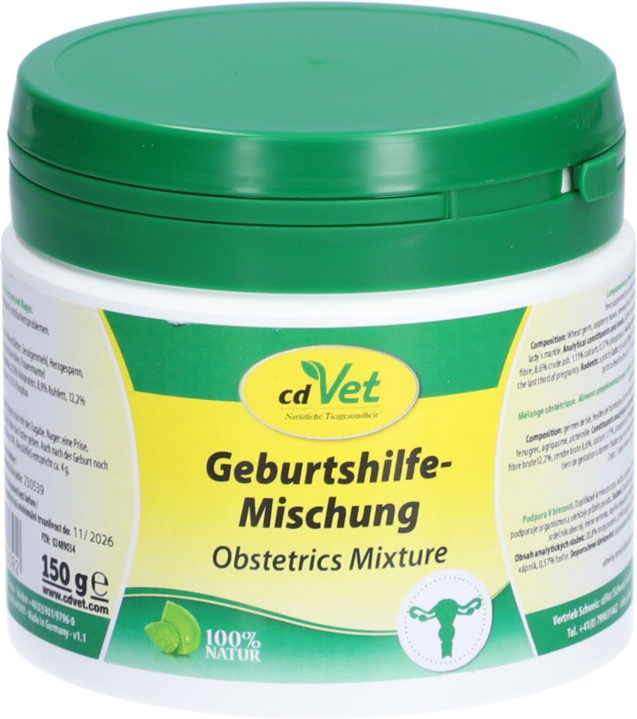 Geburtshilfe Mischung Neu vet. 150 g Pulver