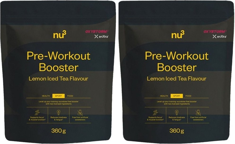 nu3 Pre-Workout Booster x2 2x360 g Pulver