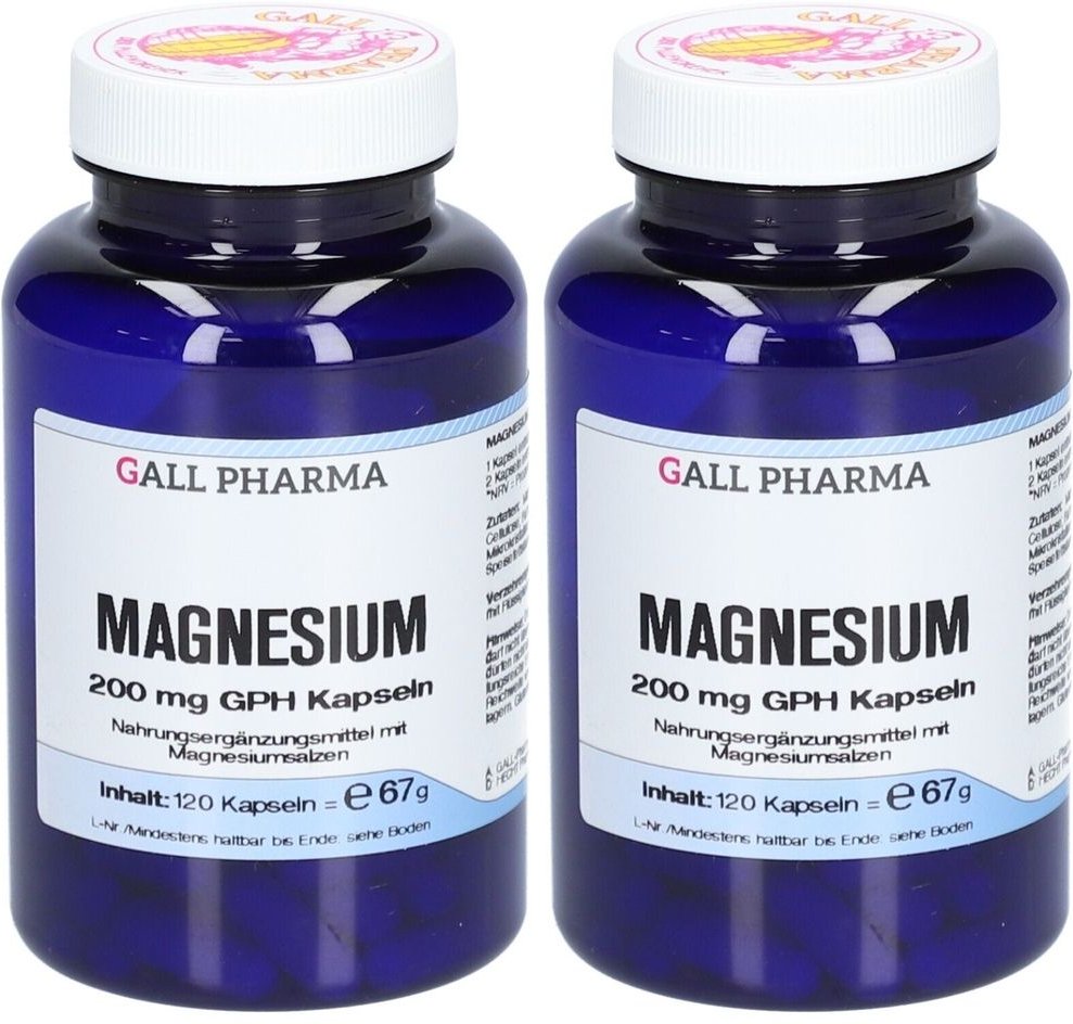 Magnesium 200 mg GPH Kapseln 2x 2x120 St