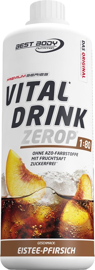 BBN Vital Drink Eistee Pfirsich 1000 ml Konzentrat