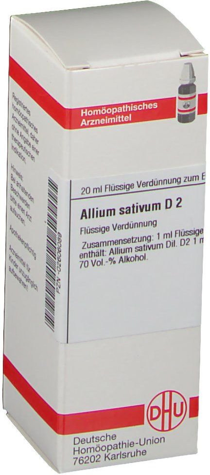 Thumbnail - Allium Sativum D 2 Dilution 20 ml