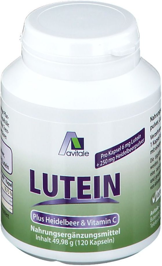 Lutein Kapseln 6 mg+Heidelbeer 120 St