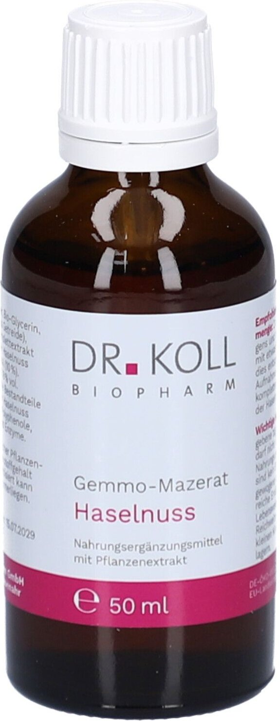 Gemmo-Mazerat Haselnuss Dr.Koll Corylus avell.Tro. 50 ml Tropfen