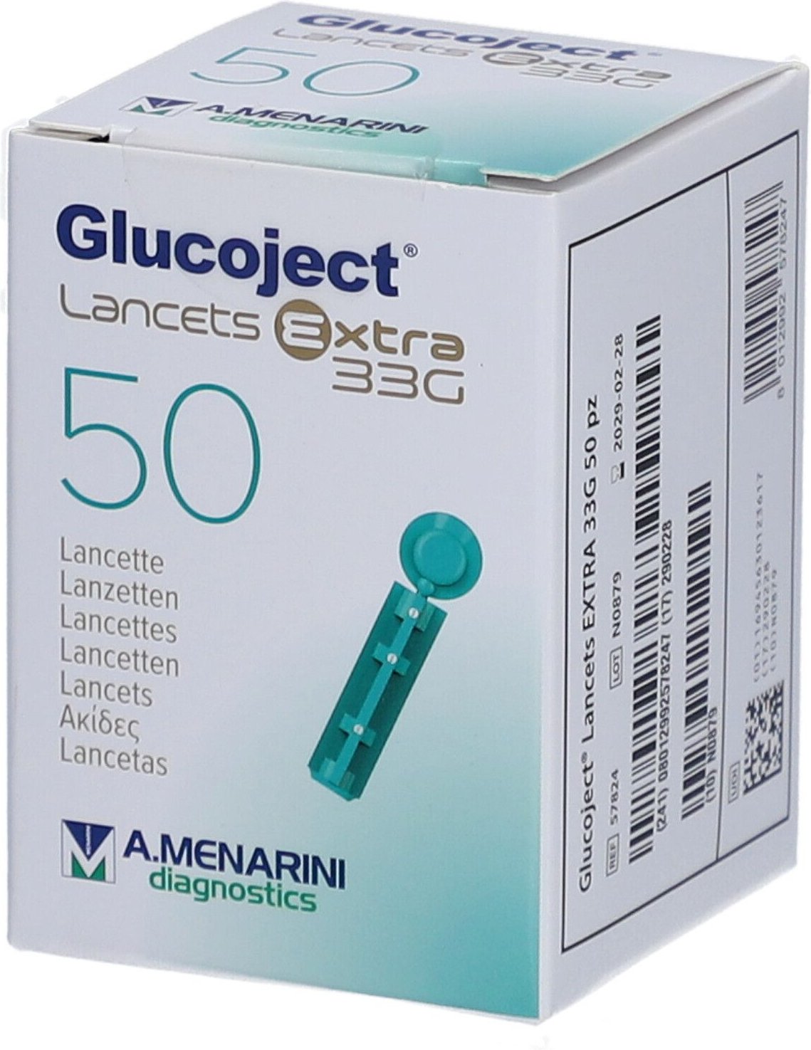 Glucoject Lancets Extra 33 G 50 St Lanzetten