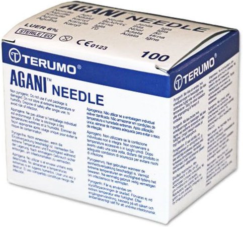 Agani Kanüle 26 G 23 mm braun