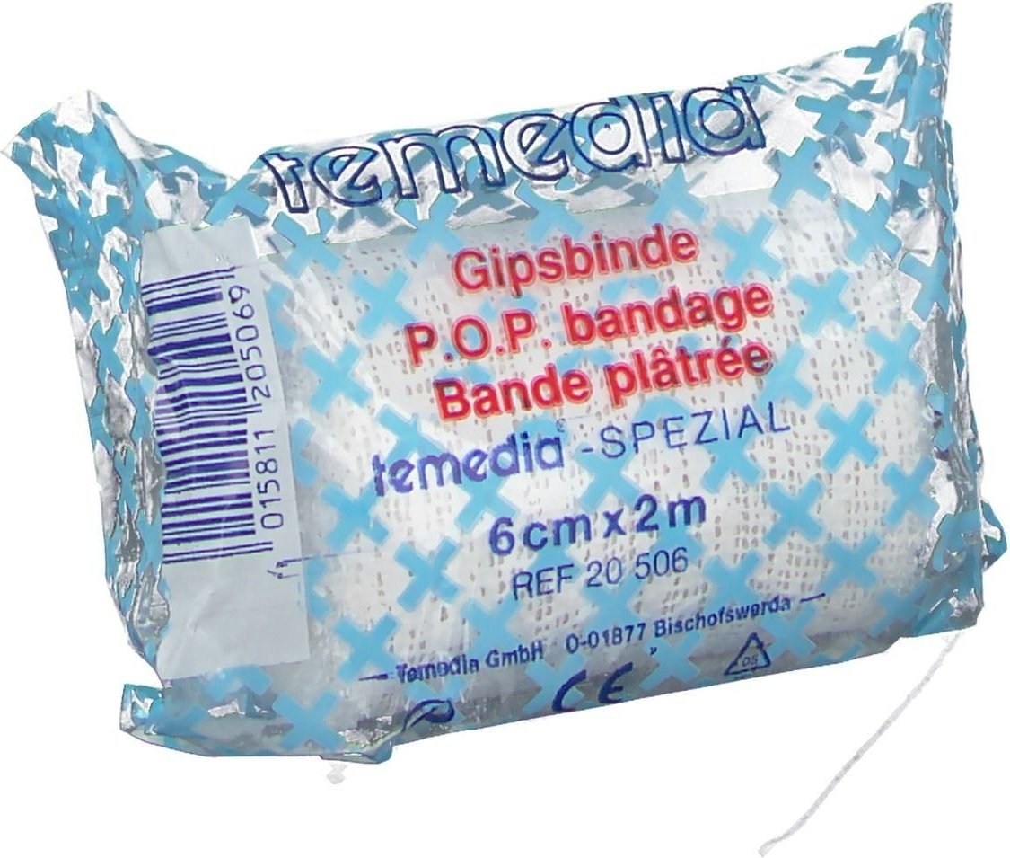 Gipsbinde Temedia spezial 6 cmx2 m 5x 5x1 St Binden