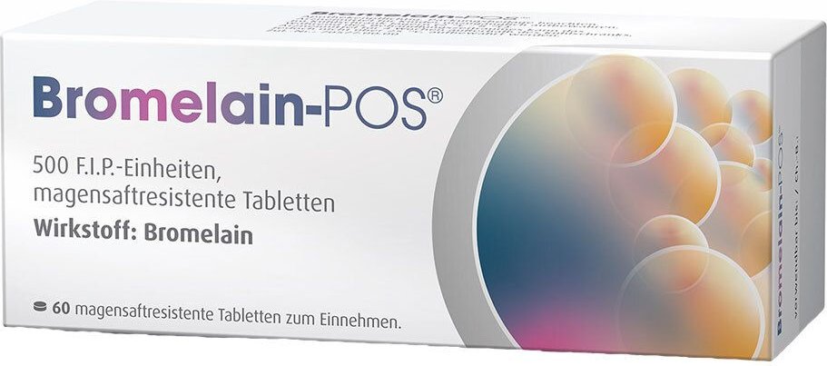 Bromelain POS magensaftresistente Tabletten 60 St magensaftresistent