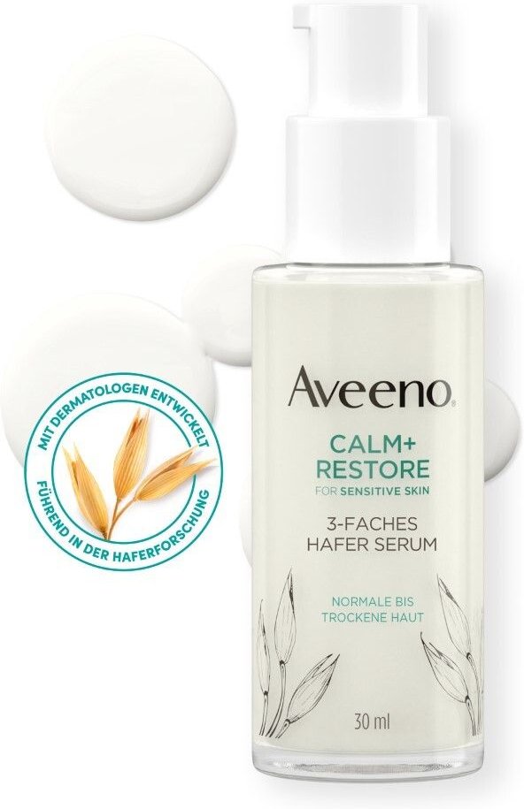 Aveeno Calm+ Restore 3-faches Hafer Serum 30 ml Lotion