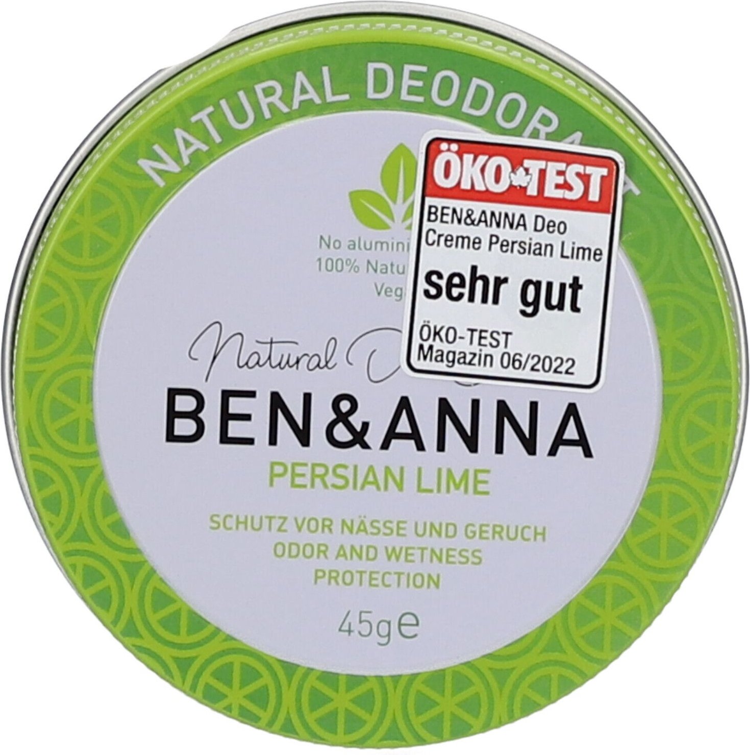 Ben & Anna Natural Deo Cream Persian Lime 45 g Creme
