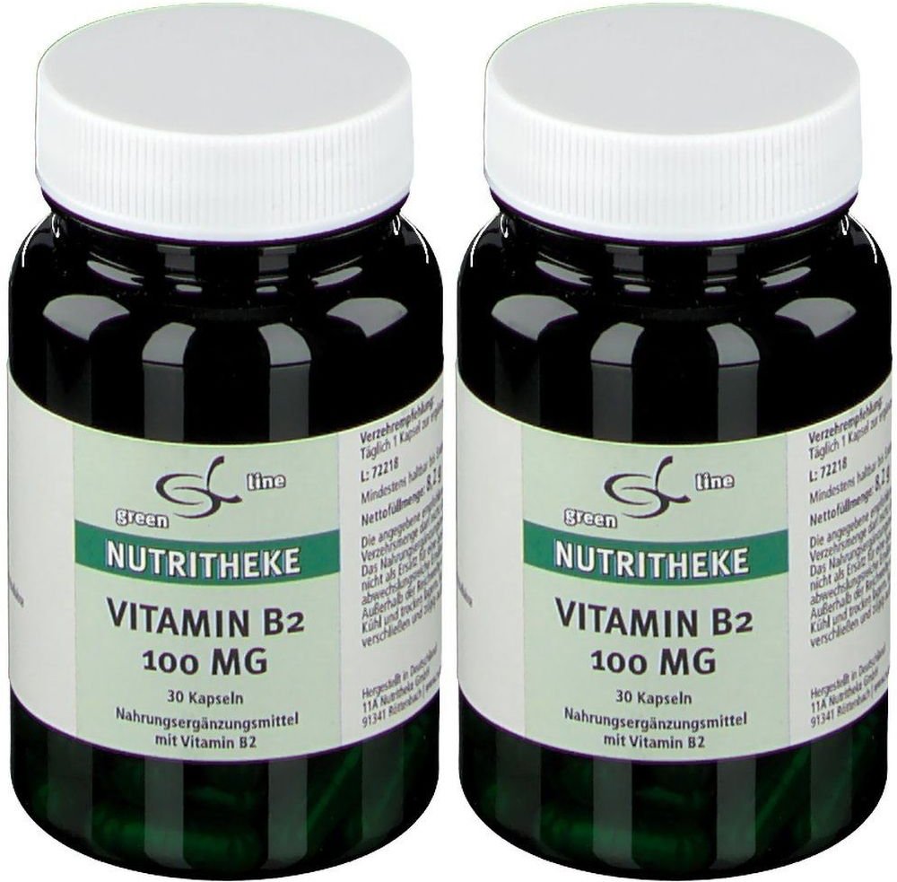 Vitamin B2 100 mg Kapseln 2x 2x30 St