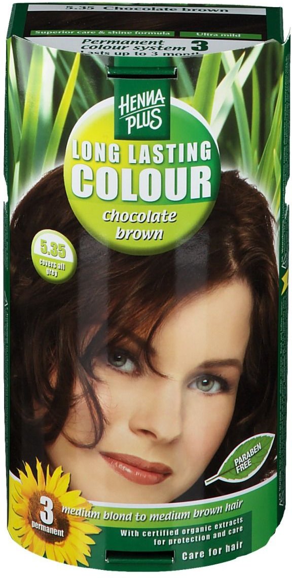 Hennaplus Long Lasting chocolate brown 5,35 100 ml Flüssigkeit