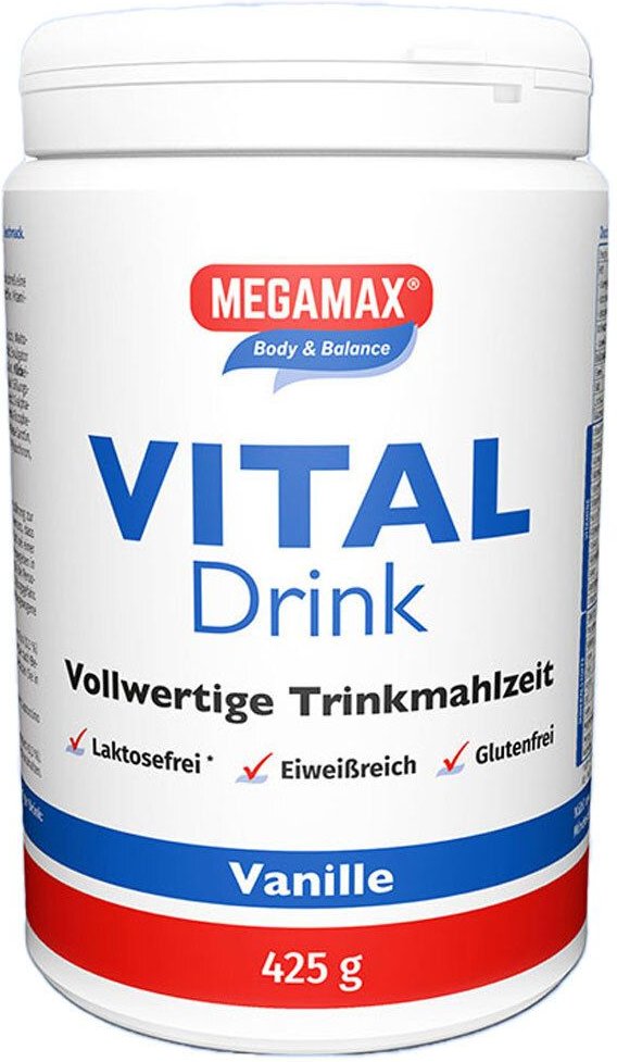 Megamax Vital Drink Vanille Pulver 425 g