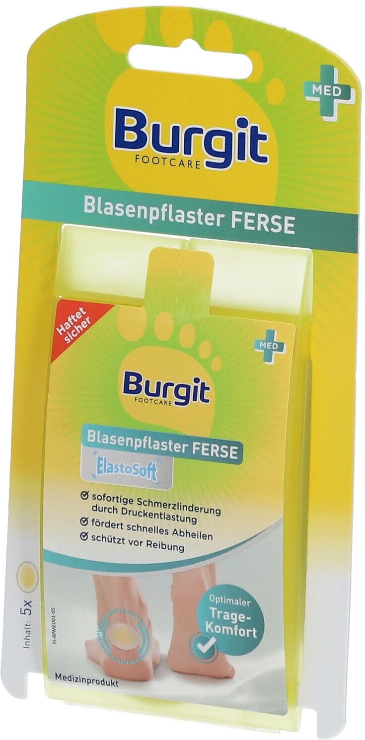 Burgit Blasenpfl Fersen Elas 5 St Pflaster