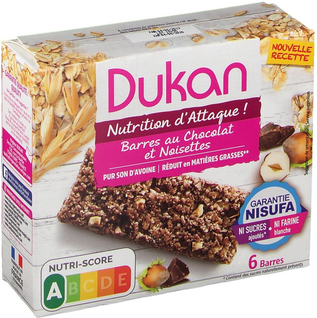 Dukan Reep Choco Nootjes 6 St Schokolade