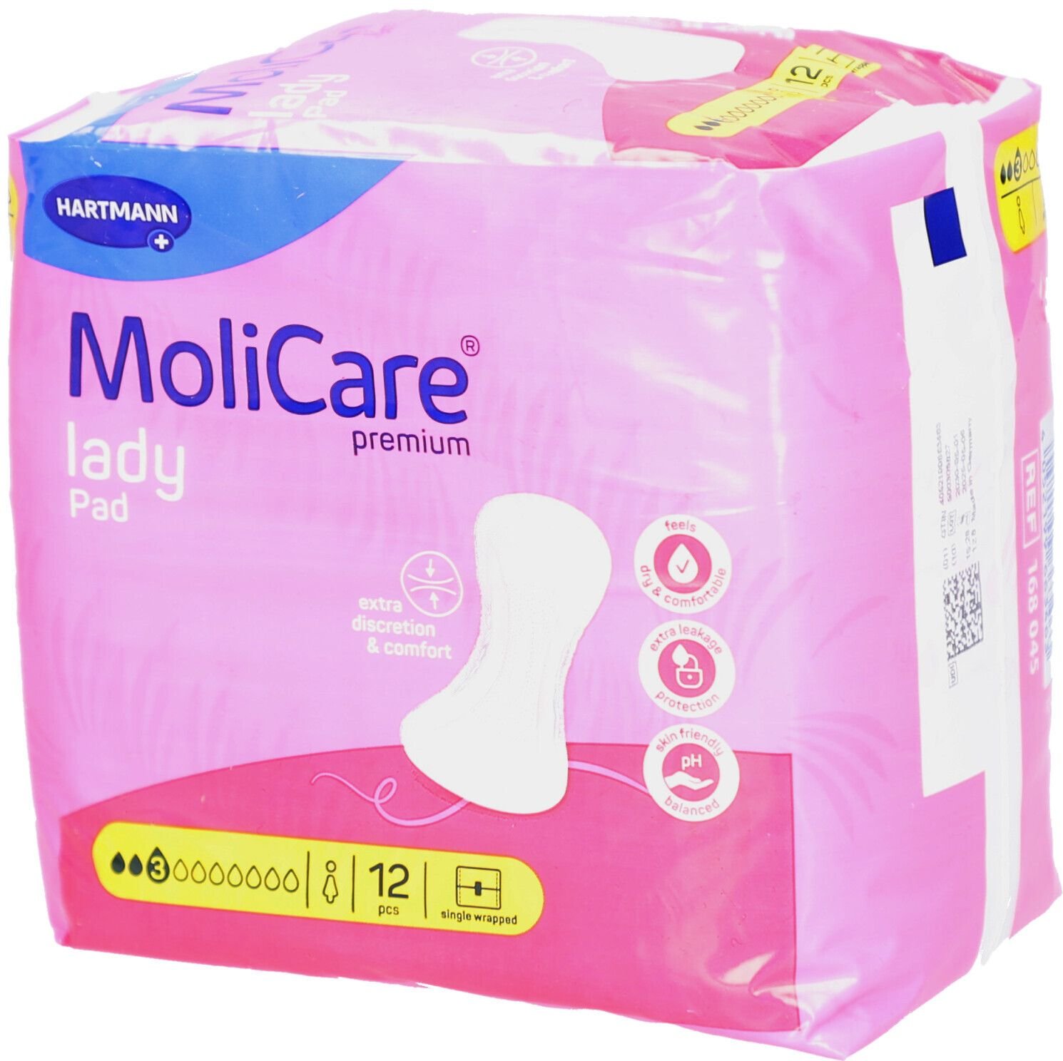 MoliCare Premium lady Pad 3D 12st 12 St Inkontinenzeinlage