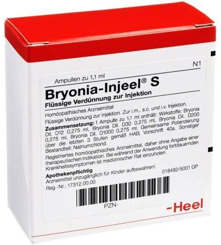 Thumbnail - Bryonia Injeel S Ampullen 10 St