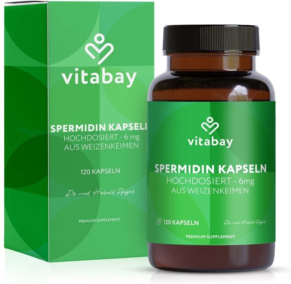 Spermidin 6 mg hochdosiert Kapseln 120 St