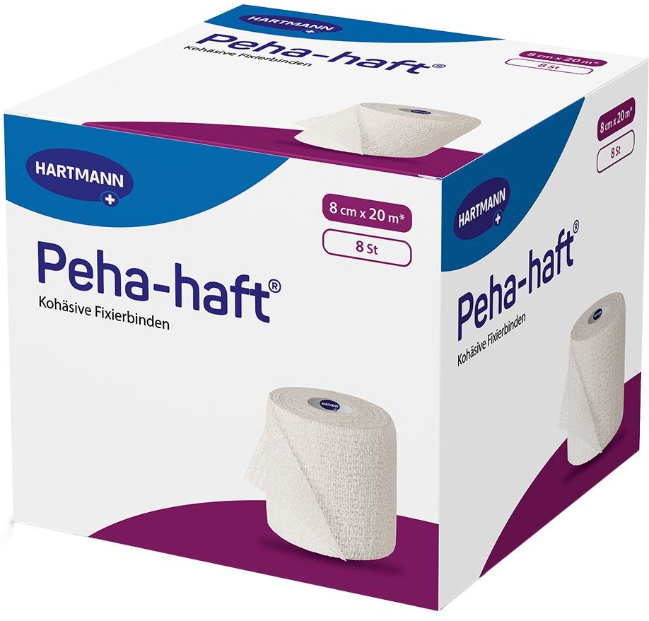 Peha-Haft Fixierbinde latexfrei 8 cmx20 m St Binden